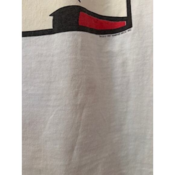 Vintage 1991 Sylvester Looney Tunes T-Shirt White Classic Cartoon Graphic XL - Picture 7 of 9